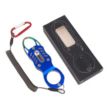 La pince à poisson en aluminium portable serre parfaitement-Bleu