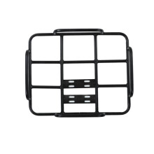 Motorcycle Delivery Box Rack 80kg Capacity Seamless Steel Tube Universal Electric Bike Rear Cargo Carrier