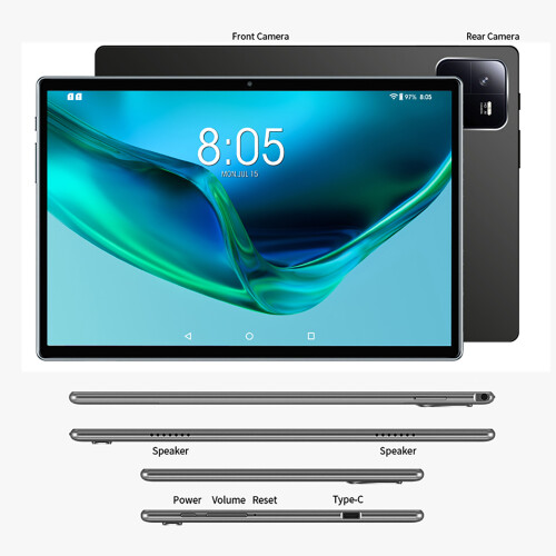 Έξυπνο tablet 10,1 ιντσών με ήχο Dolby Atmos και πανκατευθυντικό μικρόφωνο, οθόνη υψηλής 2