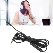 Cable de reemplazo de PVC de 1.5 m con micrófono para auriculares HD4.30i-HD4.50BTNC ¡Oferta caliente!