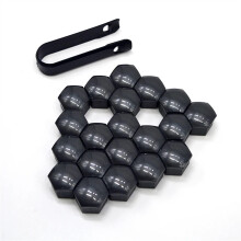 Wheel Nut Covers 17/19/21mm, RustProof Bolt Covers for Car Hub Caps, External Decoration, Grey 17mm