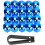 Nut Caps 20 Pcs Car Styling 17mm Black 2