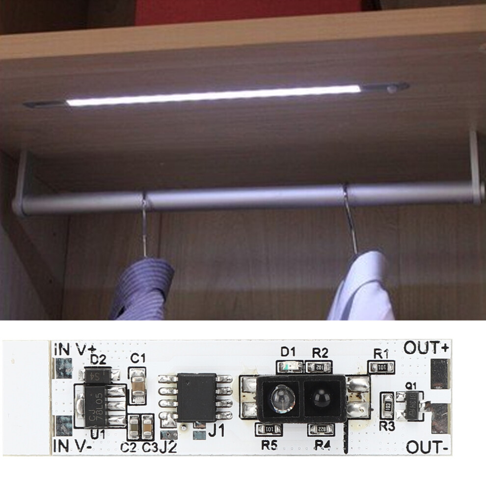 Infrared Reflection Sensor Switch Module, 18cm Range, 8A Max Load