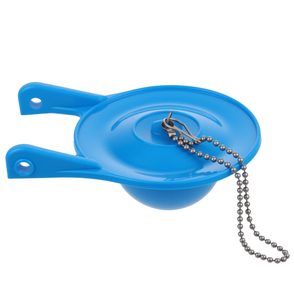 3 Inch Toilet Flapper Replacement With Leakproof Seal And Water Saving Silicone Design, Blue 9094768019351