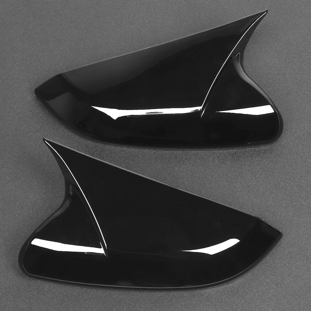 Glossy Rearview Mirror Cover Caps For Honda Civic 10Th Fitment Black 6941379806364