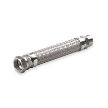 1/4 inch Flexible Metal Hose Assembly 24 inch Stainless Steel Leak CorrosionResistant