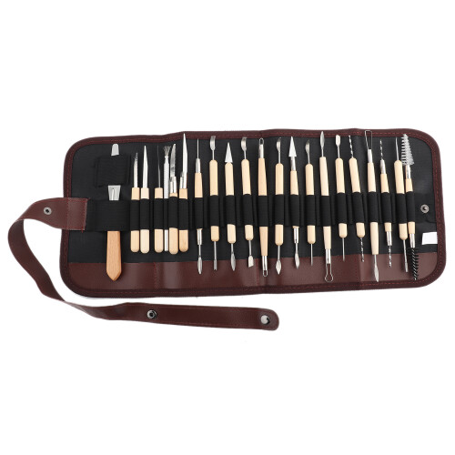 Modeling Tools for Creative Expression, Clay Sculpting Tools for Detailed Artistry, Pottery Tools for Functional and Decorative Works, Convenient Canv