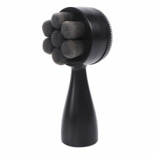 Brosse visage en silicone étanche, 2 en 1 pour un nettoyage et une exfoliation en profondeur des pores, manche ergonomique, poils doux, portable et