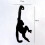 Kitchen Wall Door Metal Hook Key Hanger Cat Tail Monkey Shaped Decor Holder Clothes Storage Rack Seamless Hook Tool 2