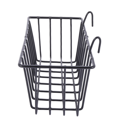 4 Pack Wall Grid Panel Hanging Wire Basket,Grid Wall Storage Basket,Wall Mount Baskets Display Shelves for Kitchen,Home 1