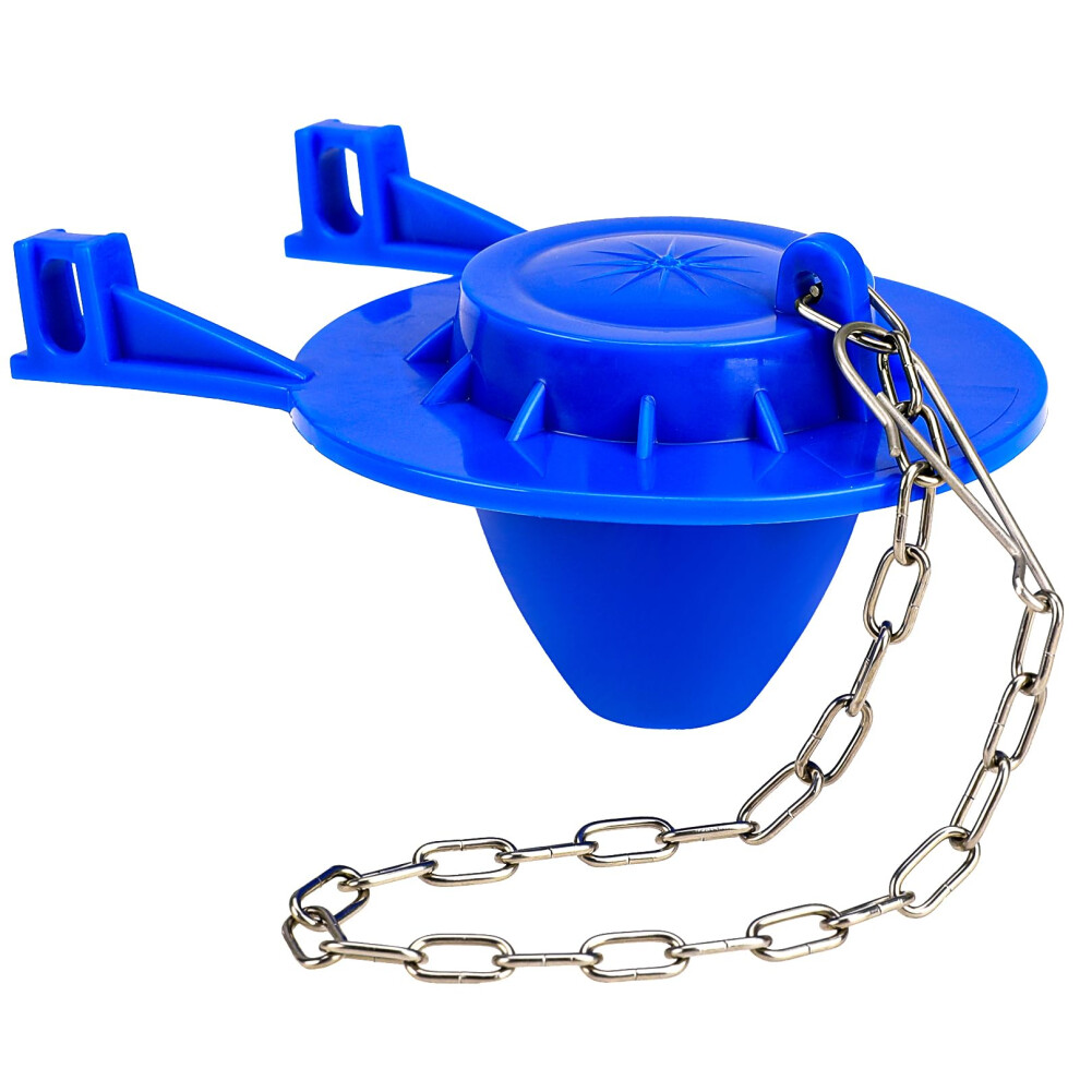 2 Inch Toilet Flapper Replacement, Universal Fit With Chain, Leakproof Rubber Seal For American Standard 9187378008270