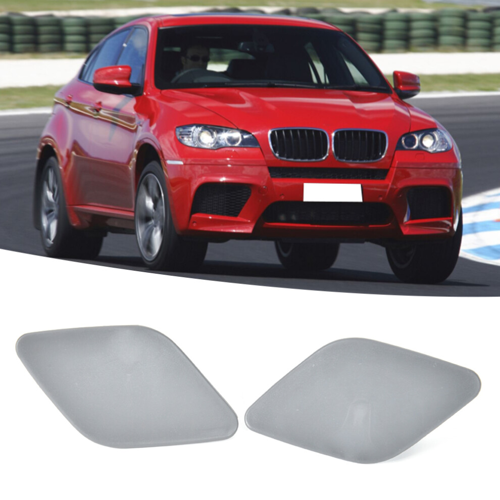 Bmw X6 E71/E72 Headlight Washer Cover Cap 2Pcs Side Left Right Fit 3041379808511