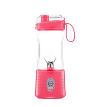 Portable Juicer Rechargeable 4000mAh Mini Blender For Smoothies Juices And Shakes Home And Travel Red