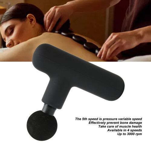 USB-C Rechargeable Massager Pressure Variable Speed Silicone Massage Head 2
