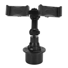 Soporte para portavasos de coche con rotación de 360, soporte ajustable de brazo largo para teléfono móvil que permite una integración perfecta