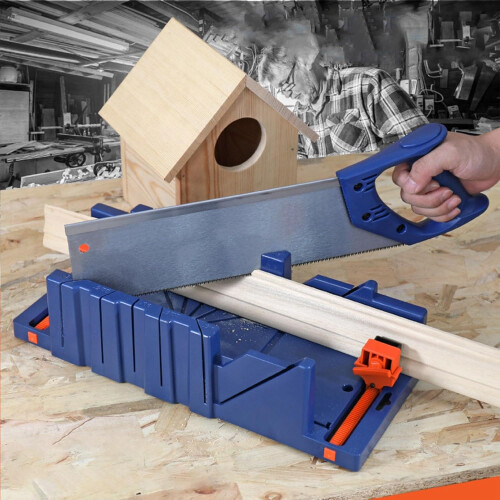 Hand Mitre Saw for Precision MultiAngle Wood and Plastic Cutting with Durable RustResistant Build 1