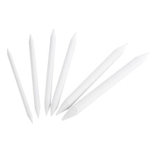 Smudge-stift, een handig hulpmiddel voor kunstenaars, een dubbelzijdig menggereedschap voor houtskool- en pastelwerk, een mat voor mengtechnieken.