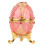 Αυγό Faberge σε vintage στυλ, κουτί κοσμημάτων με αρθρωτό σχεδιασμό και ανθεκτικό και 1