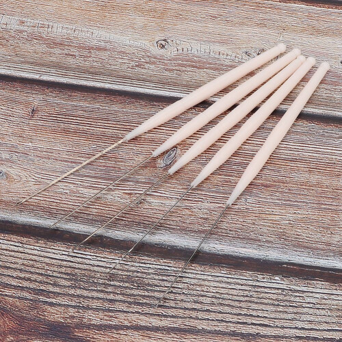 Crochet Hooks for Jewelry Making, Threading Needles with Precision Handle Design, Beading String Tools for Hole Diameter Below 8mm, Time and Labor Sav 2