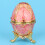 Αυγό Faberge σε vintage στυλ, κουτί κοσμημάτων με αρθρωτό σχεδιασμό και ανθεκτικό και 2