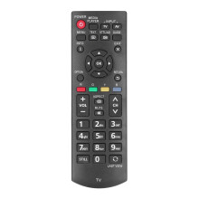 Compatibel met Panasonic tv's, universele vervangende afstandsbediening, geen programmering of instelling nodig, IR-afstandsbediening voor direct