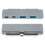 Πολυλειτουργικός διανομέας USB C με έξοδο HDMI Audio Jack και δύο θύρες USB3.0 για συσκευές 8