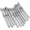 150 Pcs Stainless Steel Handrail Railing Cable Tensioner Threaded Stud End Fitting for 1/8 Inch Cable Wire (50 Pack) 4