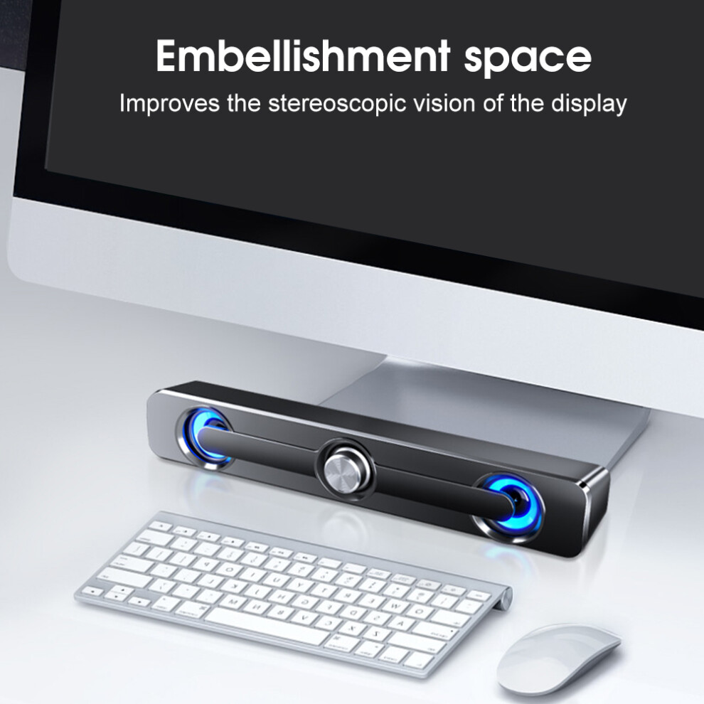 Compact 3.5Mm Laptop Speaker 3W Stereo Black/White 7621379813034