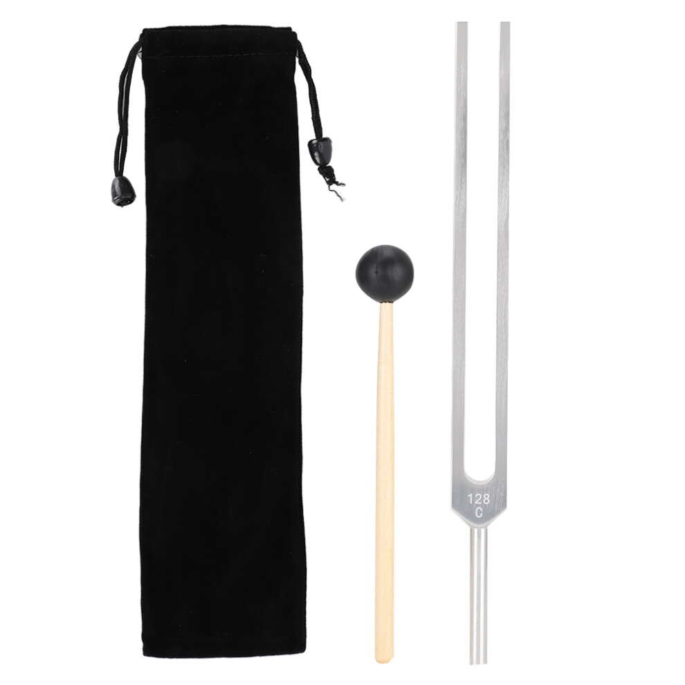 Medical Grade Tuning Forks for Bone Conduction and Hearing Assessment Physics Experiment Teaching Instruments Lightweight Aluminum Alloy with Hammer