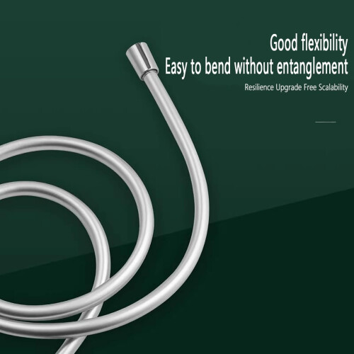 Handheld Shower Hose 78 Inch Flexible PVC ExplosionProof AntiTangle Black Replacement for RV 1