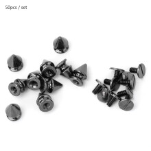 Metalen studs voor mode-doe-het-zelfprojecten, breed toepasbaar, hoogwaardig materiaal, coole klinknagels voor leerbewerking, kogelvormige spikes met