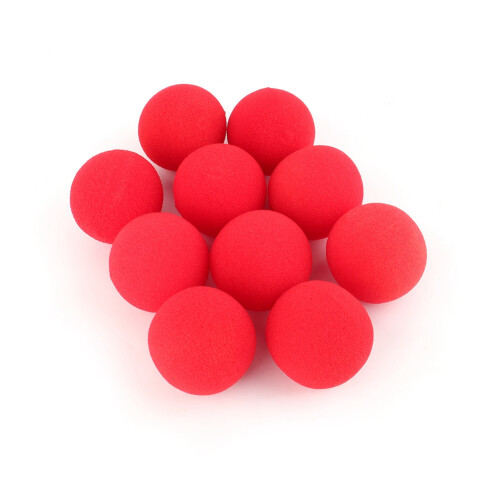Close-Up Magic Red Soft Balls, Lightweight Mini for Vanish Appear Multiply Tricks, Super Soft Magic Tool for Comedy Trick Performance