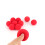 Close-Up Magic Red Soft Balls, Lightweight Mini for Vanish Appear Multiply Tricks, Super Soft Magic Tool for Comedy Trick Performance 6