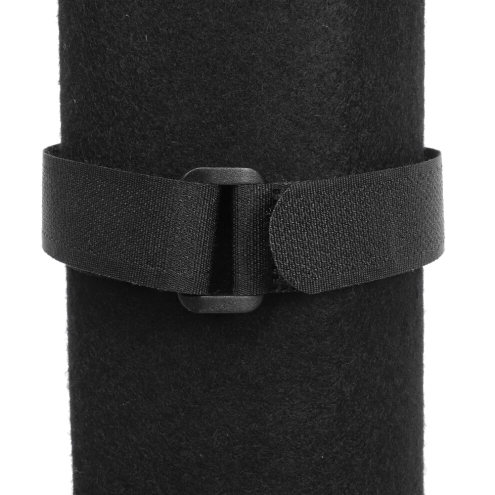 Puzzle Mat Roll Up Felt Storage for Kids 26x46in Black Jigsaw Puzzle Pad