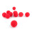 Close-Up Magic Red Soft Balls, Lightweight Mini for Vanish Appear Multiply Tricks, Super Soft Magic Tool for Comedy Trick Performance 7