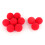 Close-Up Magic Red Soft Balls, Lightweight Mini for Vanish Appear Multiply Tricks, Super Soft Magic Tool for Comedy Trick Performance 4