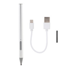 Surface Stylus Pen4096Tryk Letvægts Aluminiumlegering USB-C Hurtigopladning Håndfladeafvisning Vippefunktion Smart dvaletilstand Anti-muggen