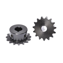 Steel Quenching Sprocket 06B, 24 Teeth, Pitch 9.525mm, Bore 14mm Keyway 5mm, Hardened Carbon Steel Sprocket, 1pc