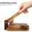Wooden Tortilla Press and Dumpling Maker for Easy Wrapper Shaping and Consistent Thickness 4