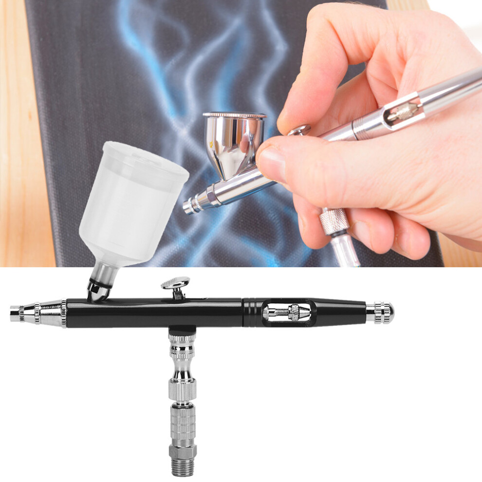 0.3Mm Dual Action Airbrush Gun Set 20Cc/40Cc Diy Spray Tool Black 7901379817035