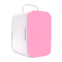 Car Refrigerator 12V Thermoelectric Cooler And Heater, 8L Pink Portable Car Cooler