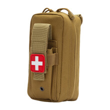 Medical Set Pouches Hanging Travel Medical Bag Organizer Emergency Pouch For Families Travelers Mud Color
