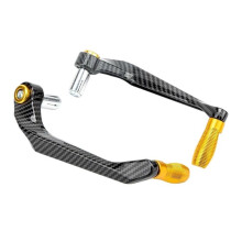 Motorcycle Brake Protector Universal CNC Aluminum Alloy AntiFall Hand Guard Brake Clutch Lever Gold