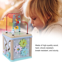 Holzbaustein-Spielzeug zum Sortieren, Erzieherisches Kindergeschenk, 15x15x15cm
