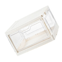 Pliable ABS Cabinet Collapsing Storage Box-Transparent color
