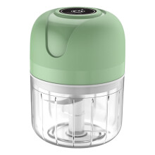 Electric Garlic Press with Powerful Motor, USB Rechargeable Garlic Grinder and Vegetable Chopper