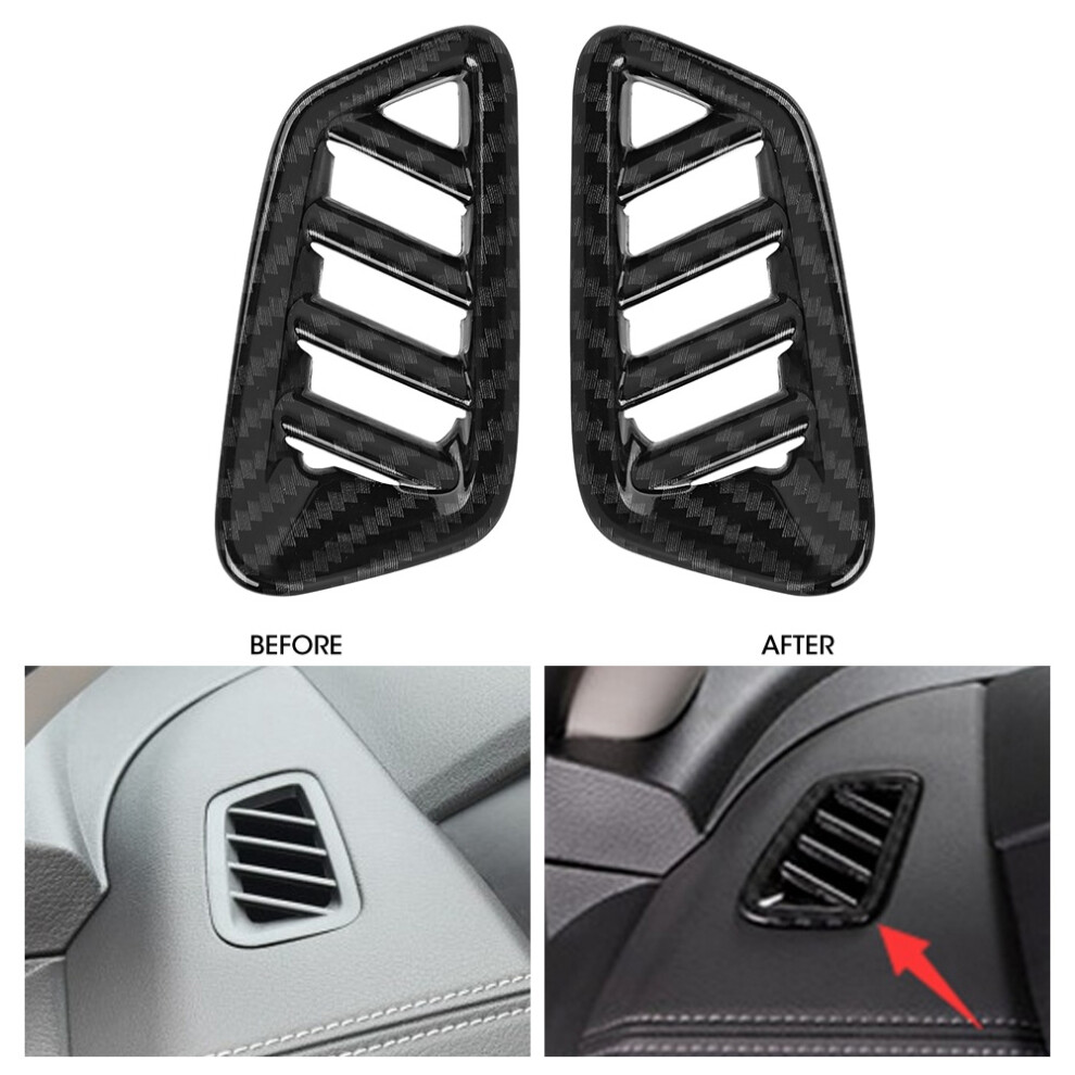 Nissan Sylphy 2020 Vent Cover 2Pcs Carbon Fiber Center Console Air Outlet Trim 8731379818621