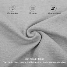 Simple Gray Spa Bed Coverlet - Fast Drying & No-Fade Guarantee