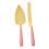 Gold Stainless Steel Cake and Pie Server with Ergonomic Ceramic Handle for Baking 1