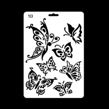 Butterfly Stencil For Painting Large Decorative Butterflies Wall And Furniture DIY Template For Home Decor